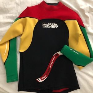 Quicksilver Wet suit Top/ Rashguard